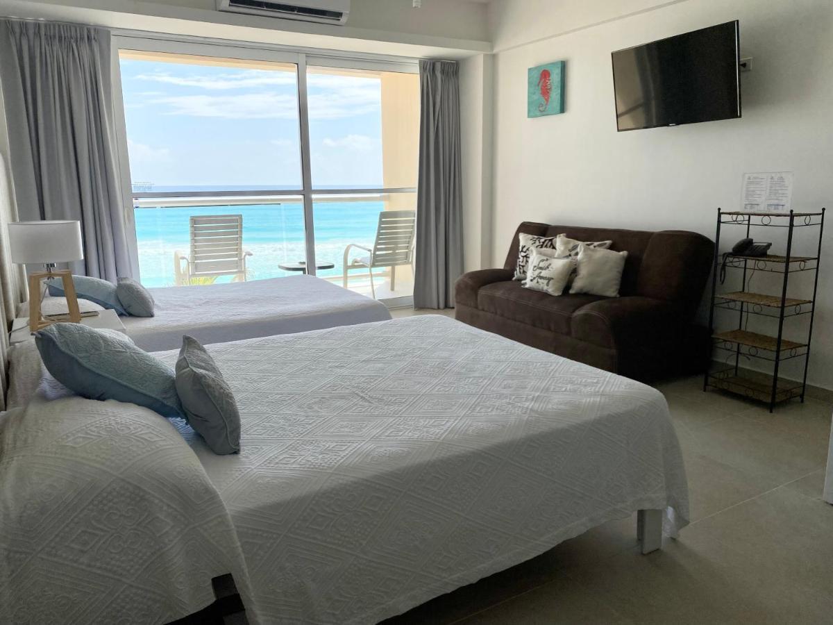 Salvia - Beachfront Studio Cancún Eksteriør bilde