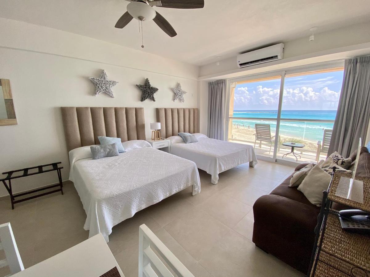 Salvia - Beachfront Studio Cancún Eksteriør bilde